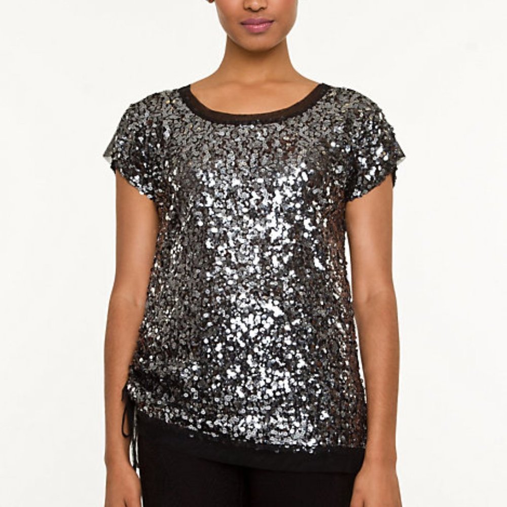 New Le Chateau sequin top